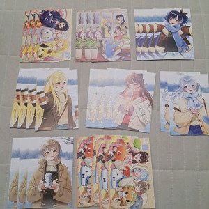 이세돌 이세팝 엽서 이세계아이돌