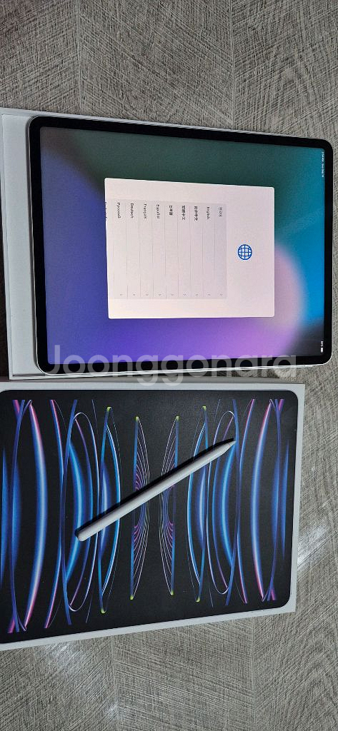 아이패드 프로 12.9 6세대 + 애플팬슬 2세대--8