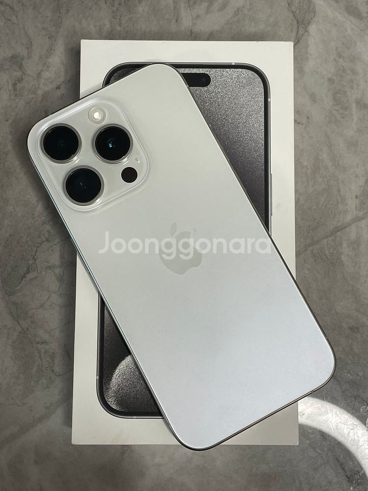 아이폰 15프로 실버--0