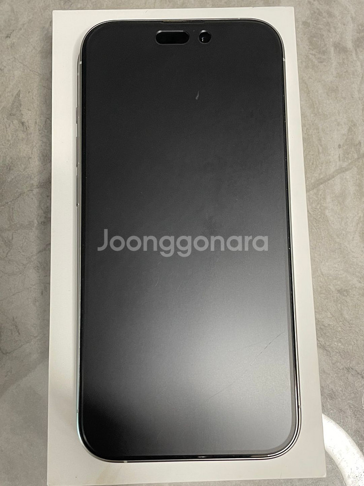 아이폰 15프로 실버--2