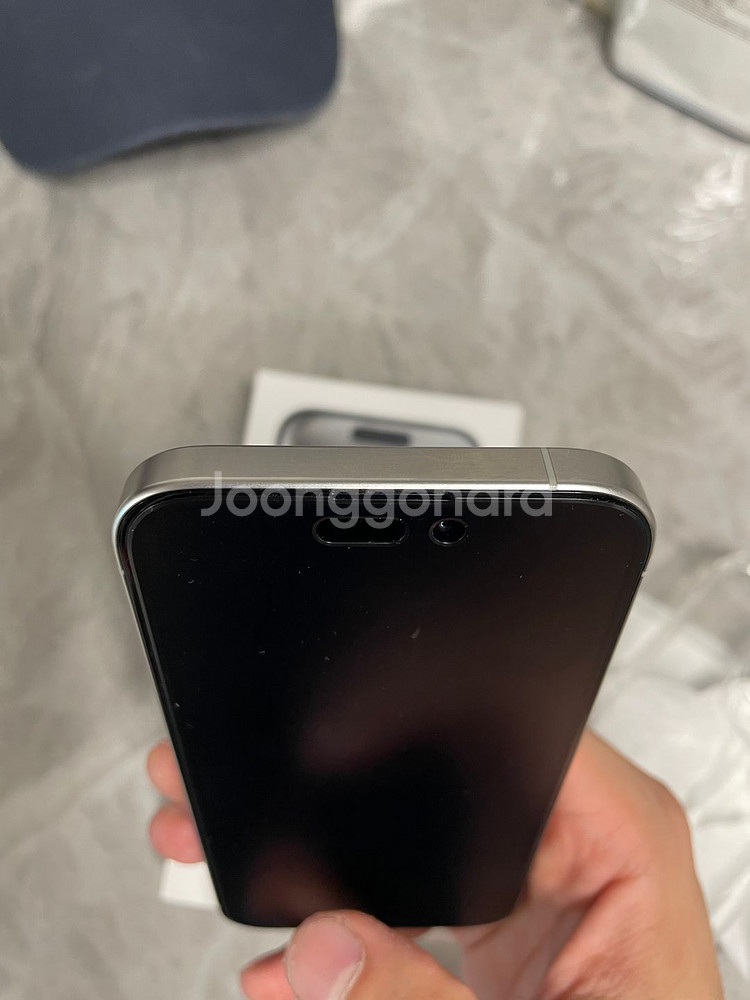 아이폰 15프로 실버--6