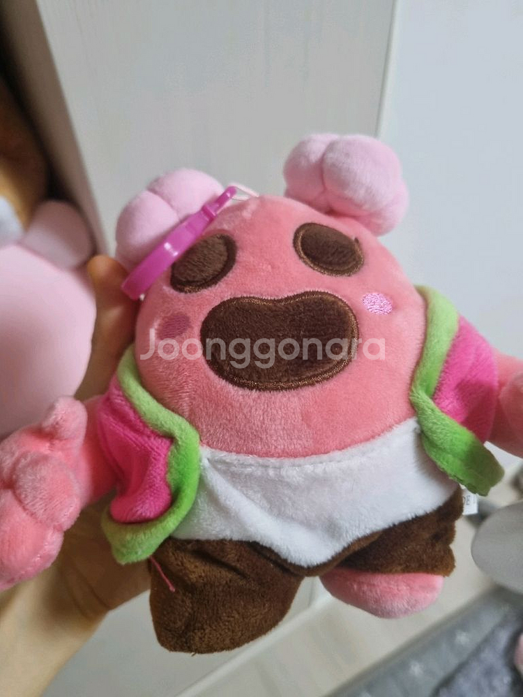 옥지 인형 키링 선인장? 고양이궁둥이--1