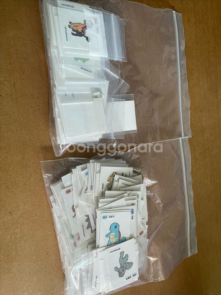 포켓몬 띠부씰 3자리 1,2세대 완성--4