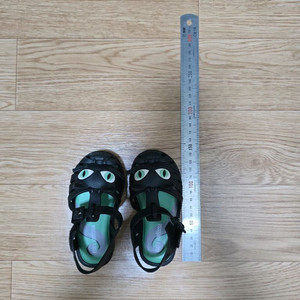 미니멜리사 포제션 캣 블랙 고양이 샌들