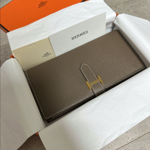 에르메스 베안 장지갑 에토프 금장