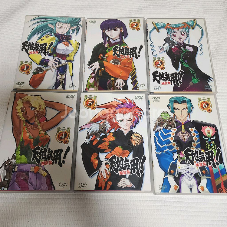 (일본 DVD) OVA 천지무용 양황귀 3기 CD 6종--0