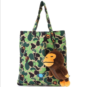 베이프 베이비 마일로 플러시돌 토트백