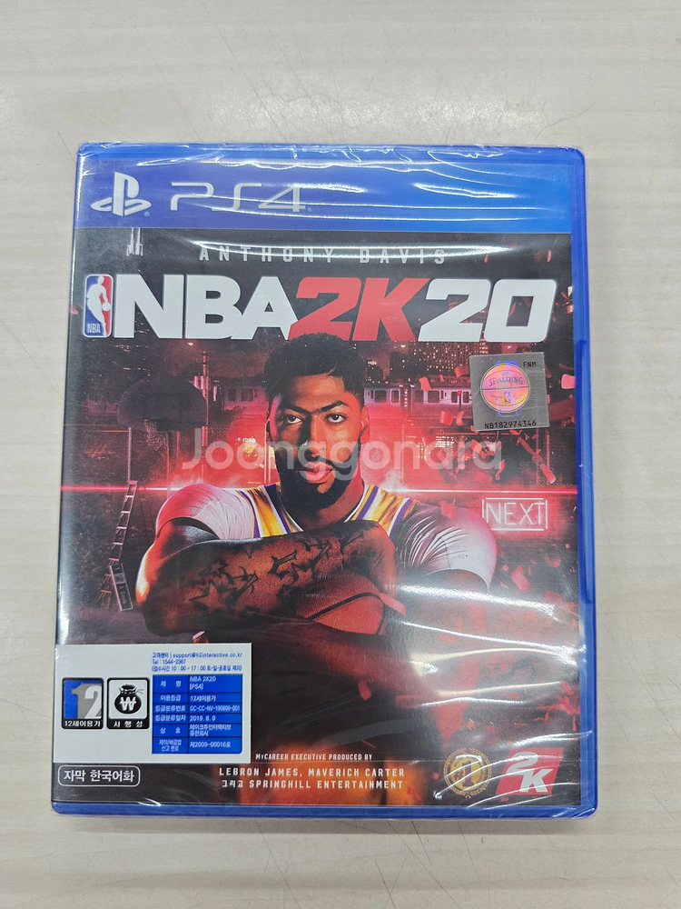 #(미개봉) 플스4(PS4) NBA2K20 판매.--0