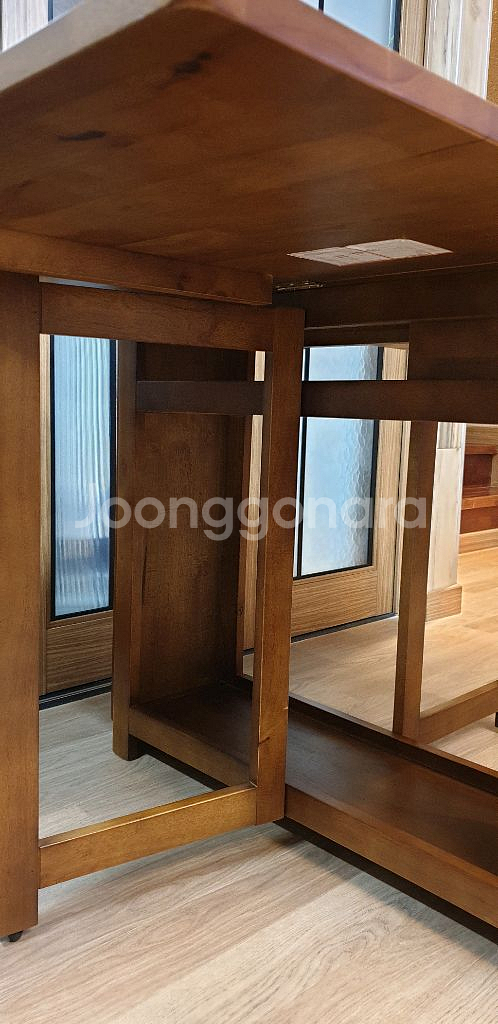 본톤 몰리나 원목 접이식 식탁 테이블 4인용 월넛--5