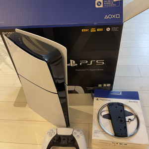 PS5 플스5 슬림 디지털 + 정품 스탠드 팝니다.