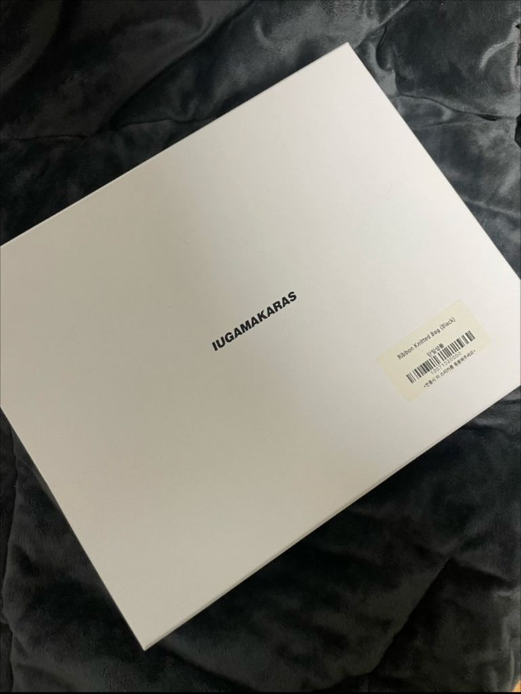 이우가마카라스 리본 니트 백 이미지