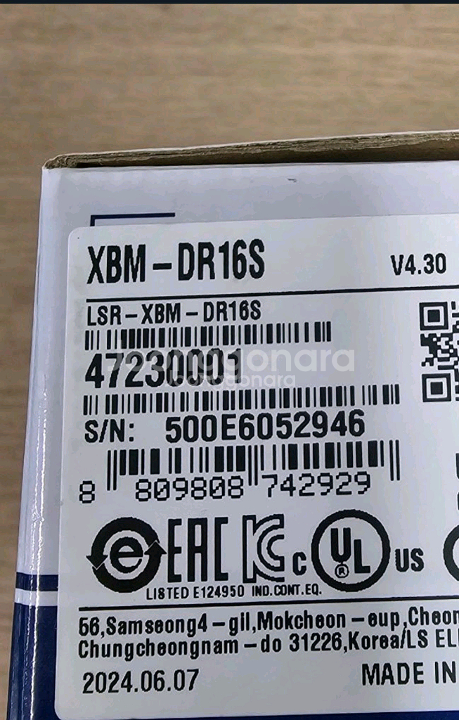 ls산전 plc xbm dr16s--0