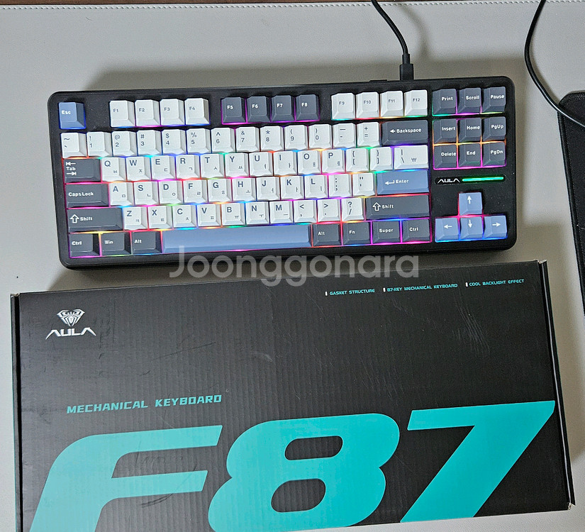 독거미 텐키리스 F87 PRO 기계식 키보드 유무선--0
