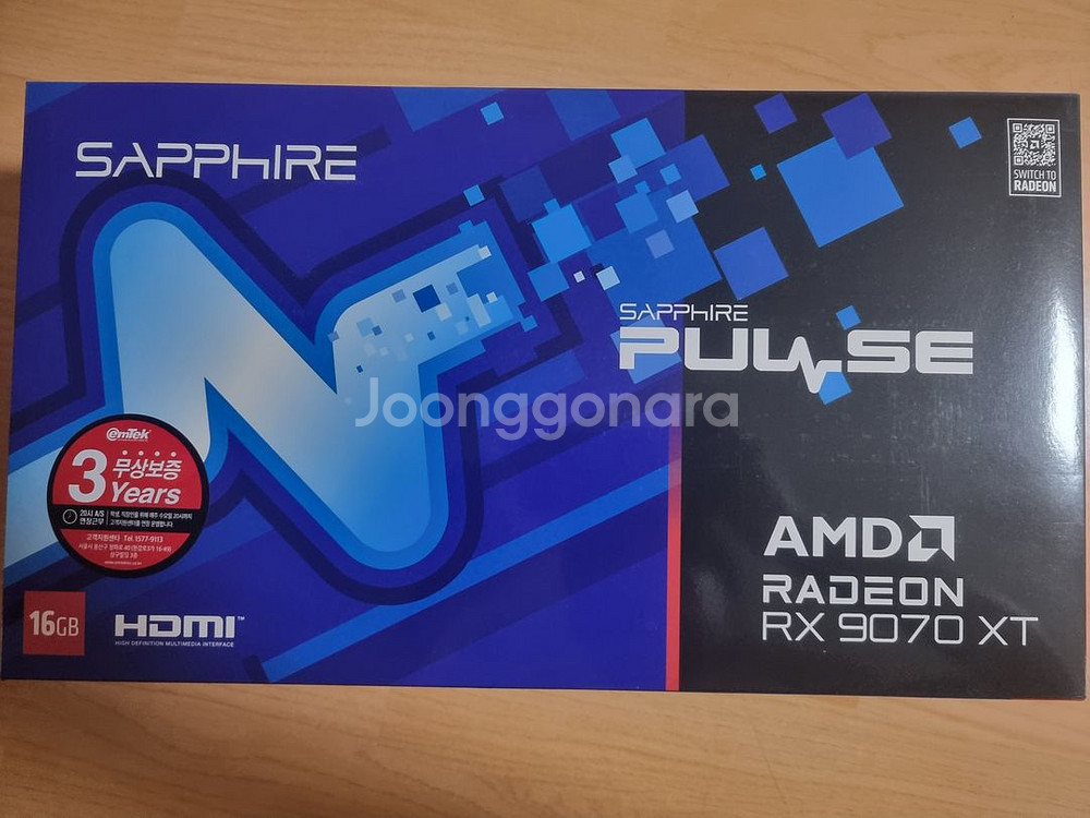 SAPPHIRE 라데온 RX 9070XT PULSE--0