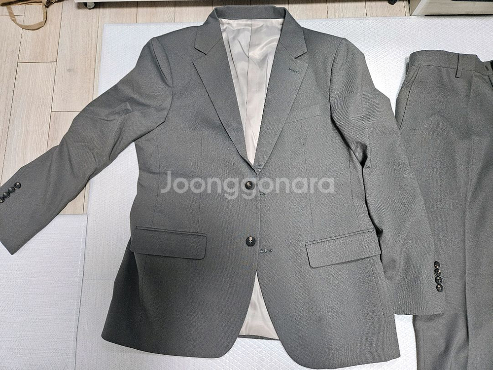 카키색 정장 카키색 수트 정장세트 정장바지 정장마이--2