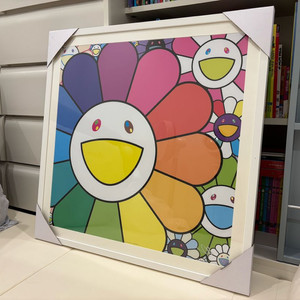 무라카미 타카시 판화 Poppin Flowers