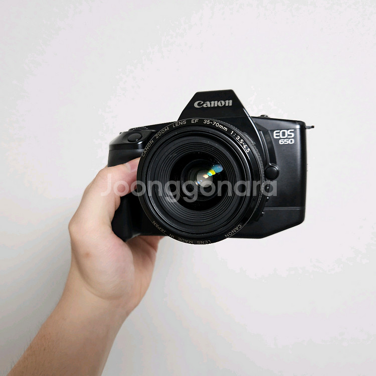 빈티지 필름카메라 EOS 650 + 35-70mm렌즈--1