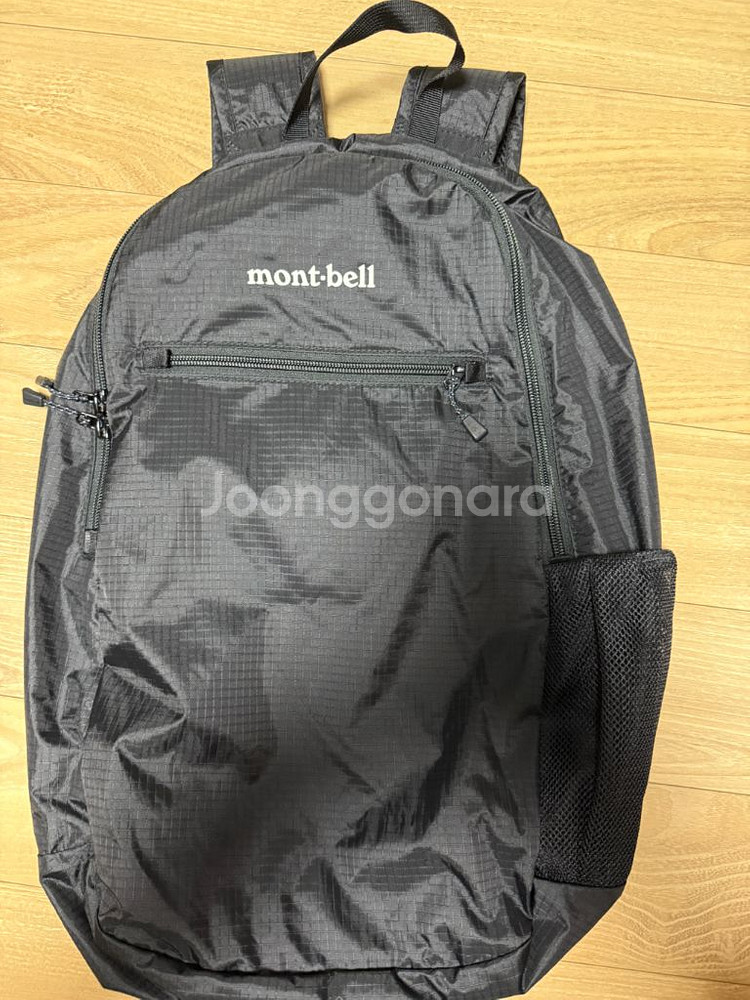 몽벨 포켓터블 라이트 백팩 18L 블랙--0