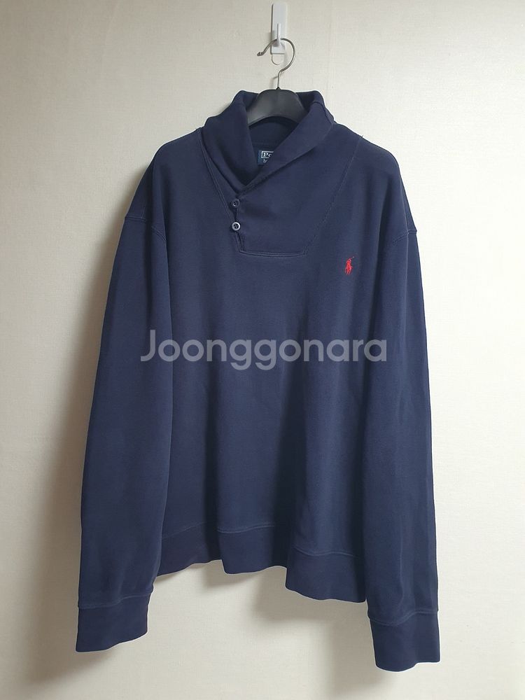 폴로 니트 미드나잇 블루 숄 니트 폴로랄프로렌 XXL--0