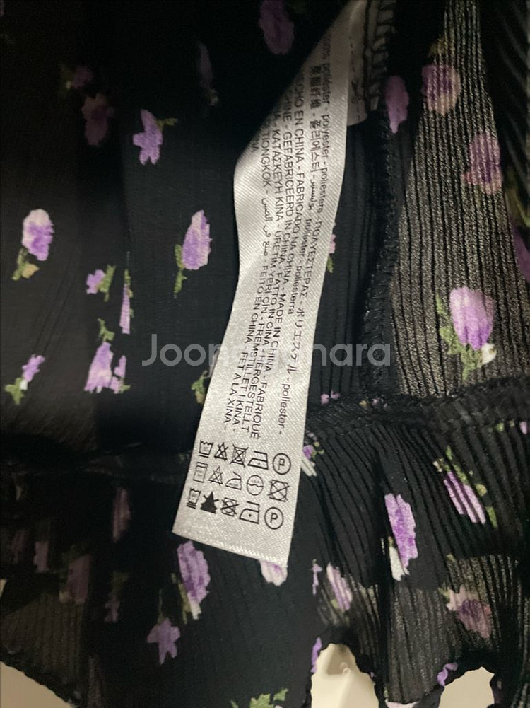 ZARA 플라워 블라우스 S/미착용--8