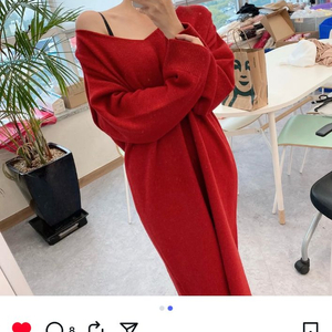 새상품:) 엔뉴엘 니트 맥시 롱 원피스 이미지