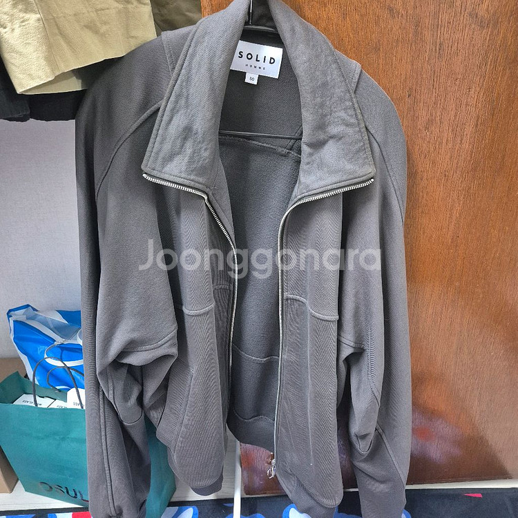 솔리드옴므 자켓 50사이즈 우영미 송지오옴므 타임--0