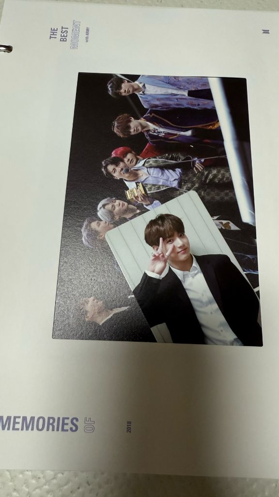 2018 BTS 메모리즈 포카 정국 이미지