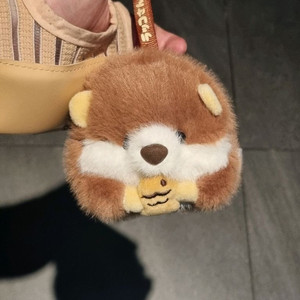 우소우소짱 수달 인형 동전지갑 지갑 키링 가방고리 백꾸