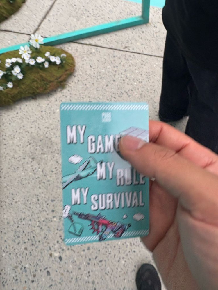 PUBG 지드래곤 지디 콜라보 팝업 포토카드 포카 판매 이미지