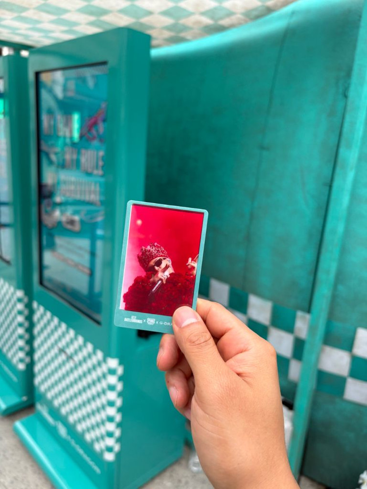 PUBG 지드래곤 지디 콜라보 팝업 포토카드 포카 판매 이미지