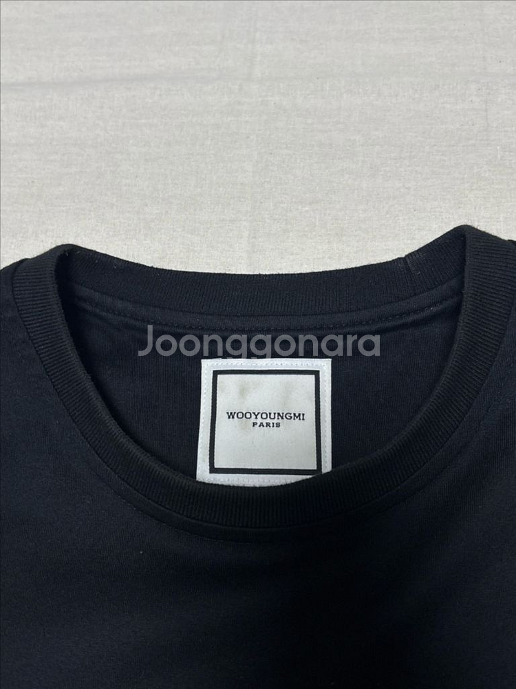 우영미 백로고 플라워 반팔 티셔츠 [46]--4