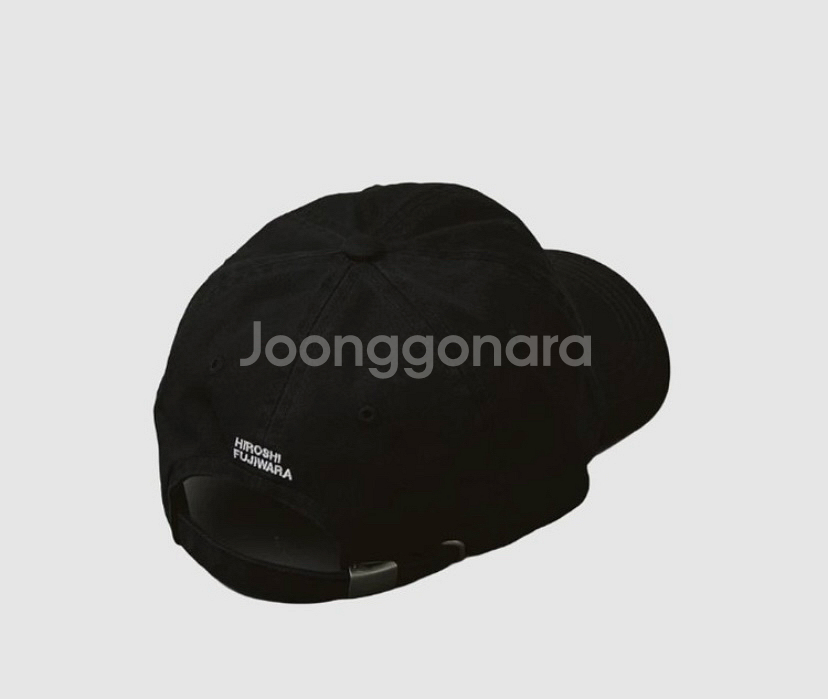 뉴진스 x 후지와라 히로시 콜라보 볼캡 블랙--3