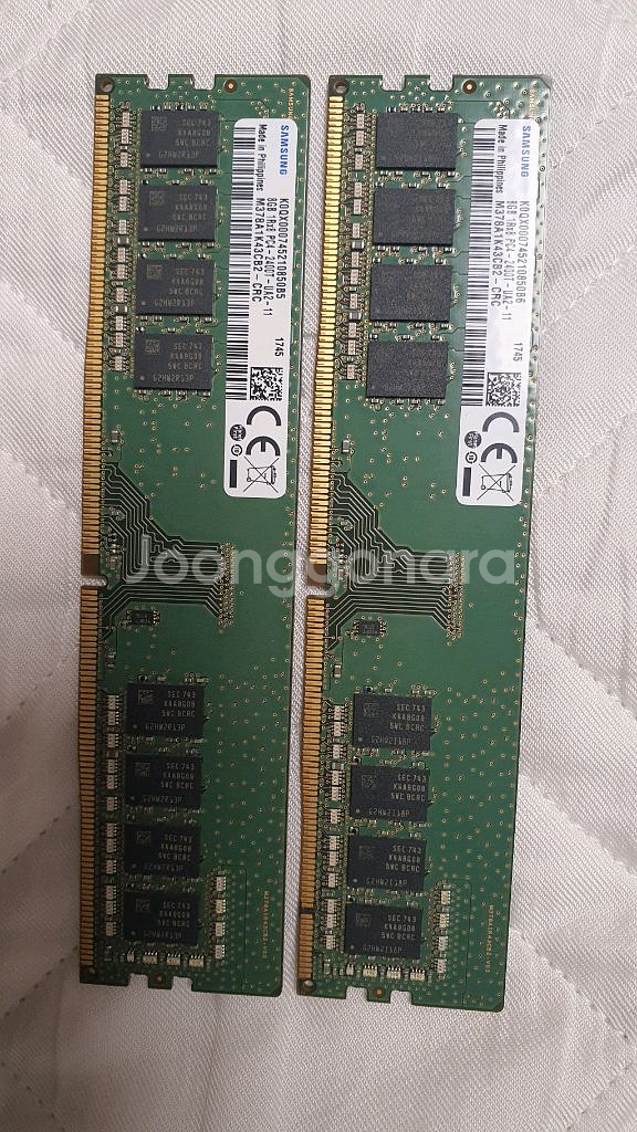 삼성 시금치램 DDR4 2400T 16gb 8x2--0