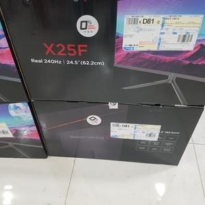 X25F 무결점 게이밍 모니터 240hz 신품