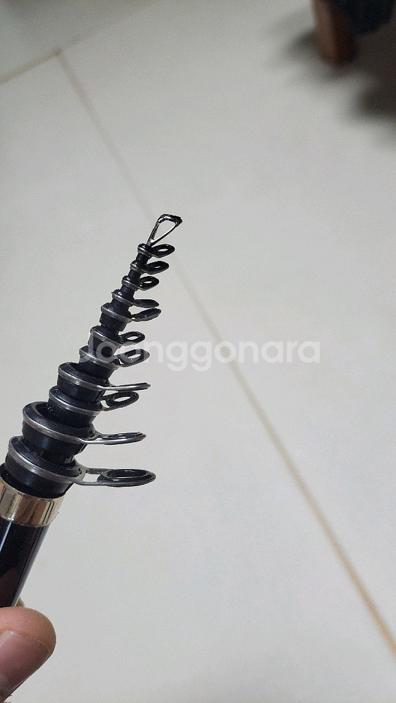 머모피 캡틴Em가이드 청록색 1호 릴찌낚시대--0