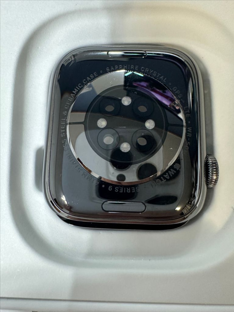 애플워치9 스테인리스 45mm 스포츠루프 배터리100 이미지