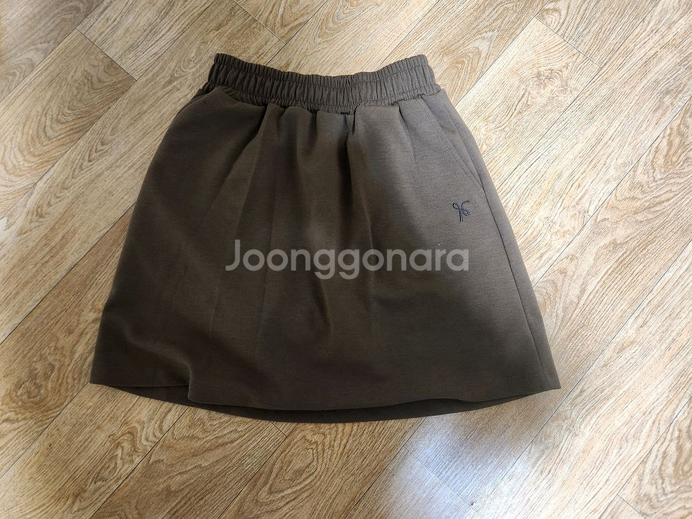 허앤쉬 스커트팬츠 브라운 스몰 사이즈--5