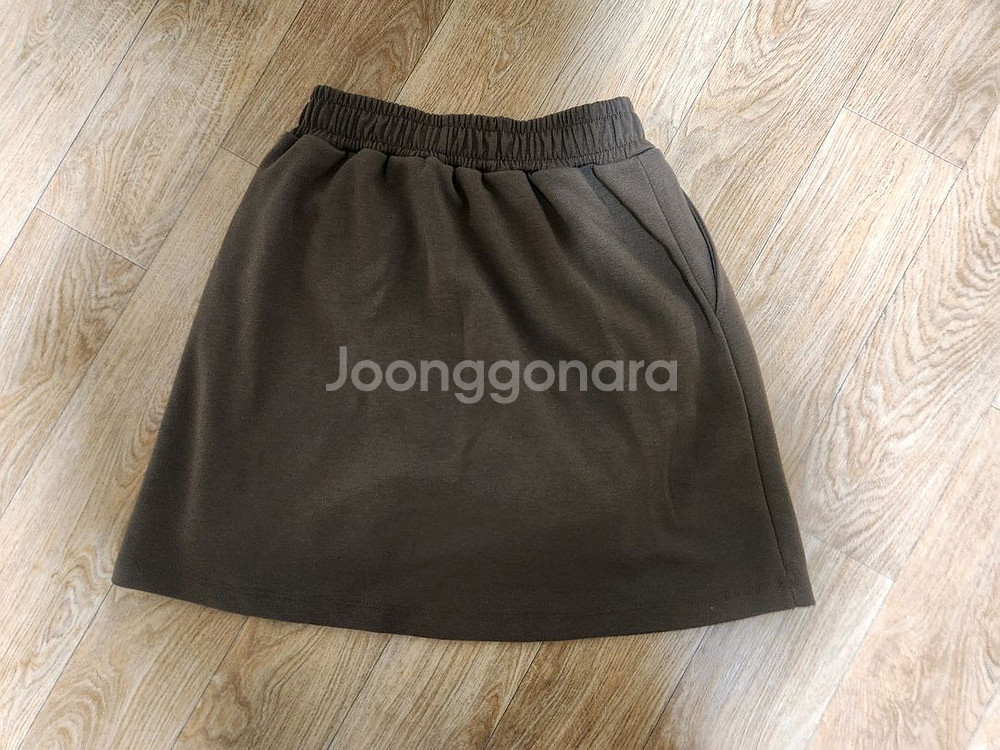 허앤쉬 스커트팬츠 브라운 스몰 사이즈--9