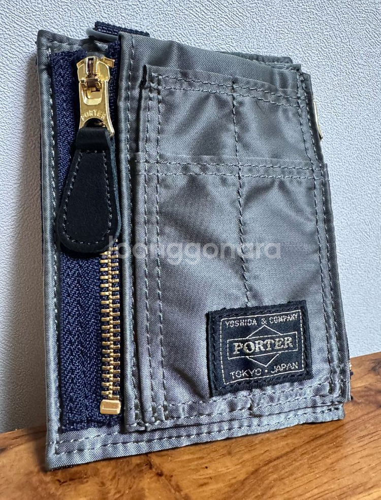 요시다 포터 탱커 실버 월렛 포터지갑--1
