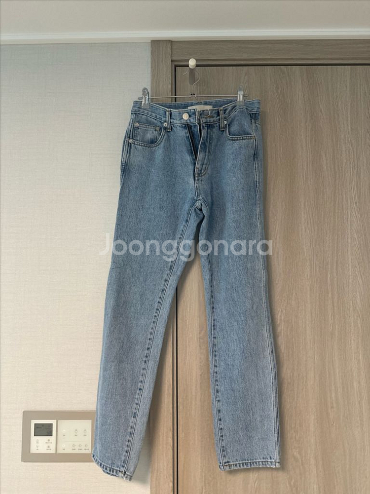 아비에무아 슬림일자바지--0