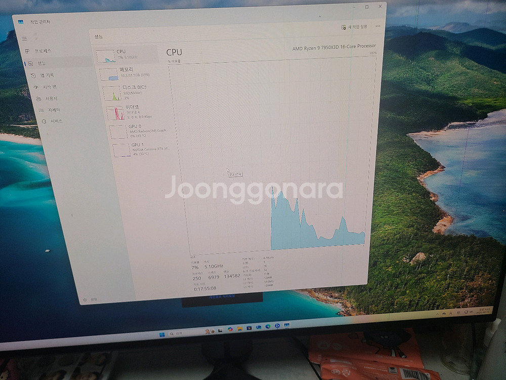 7950x3d 5080 리안리 본체 팔아요.--1