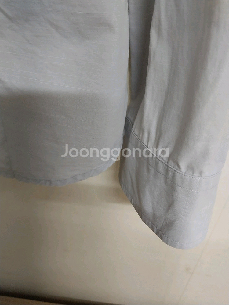 남성 타임 긴팔 셔츠 (스카이블루) (100)--3
