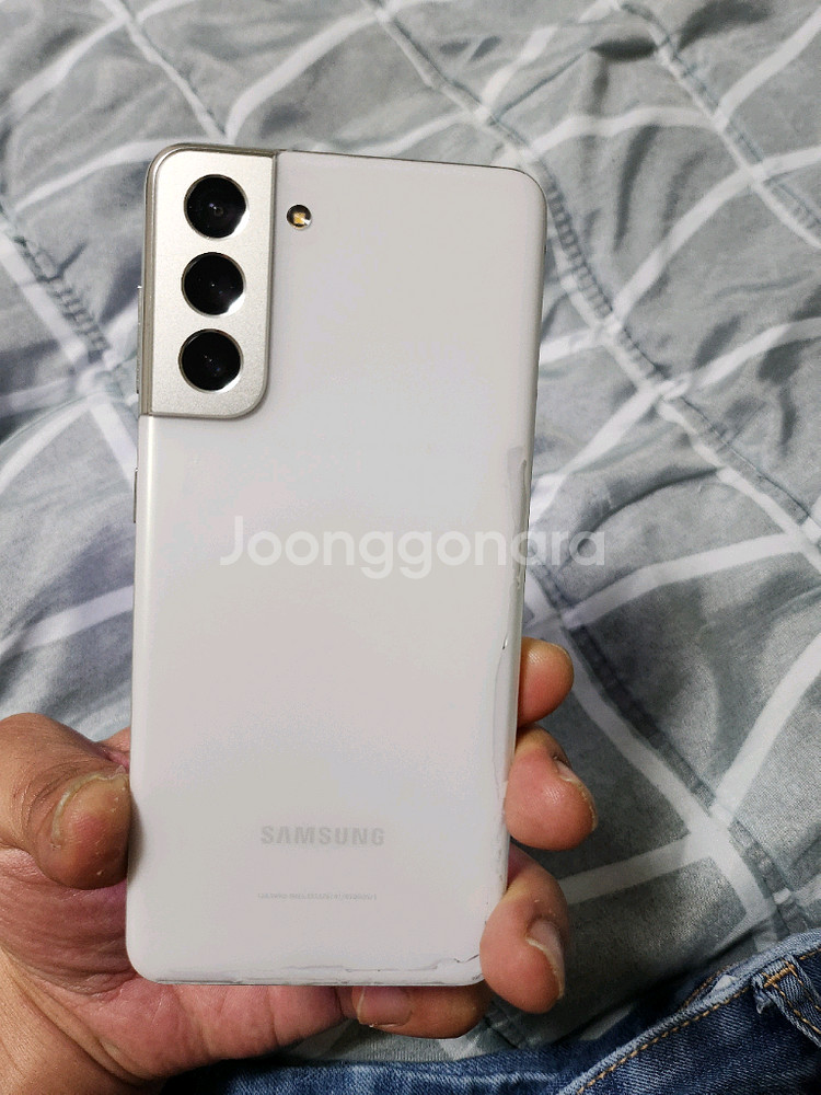 갤럭시S21 256GB 화이트 B 급 판매 해요--2