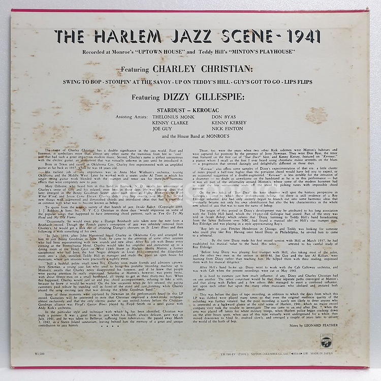﻿(재즈/LP) Charley Christia--1