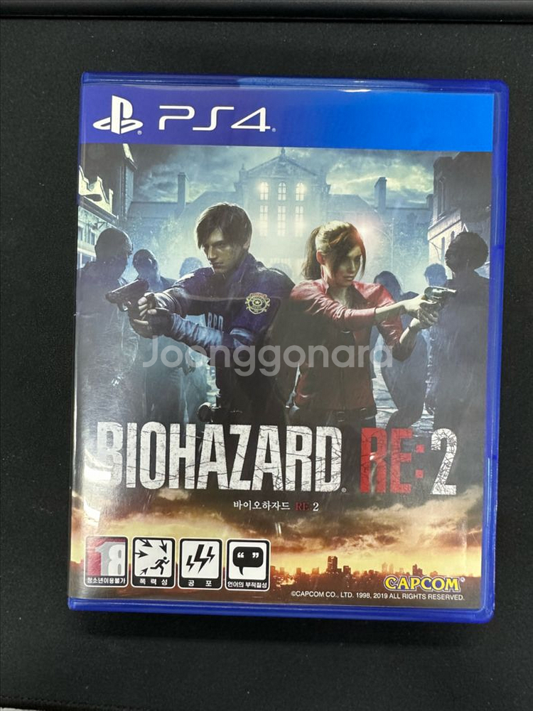 플스4 바이오하자드 RE2 (택포)--0