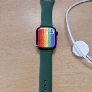애플워치7셀룰러 그린41mm + 충전기