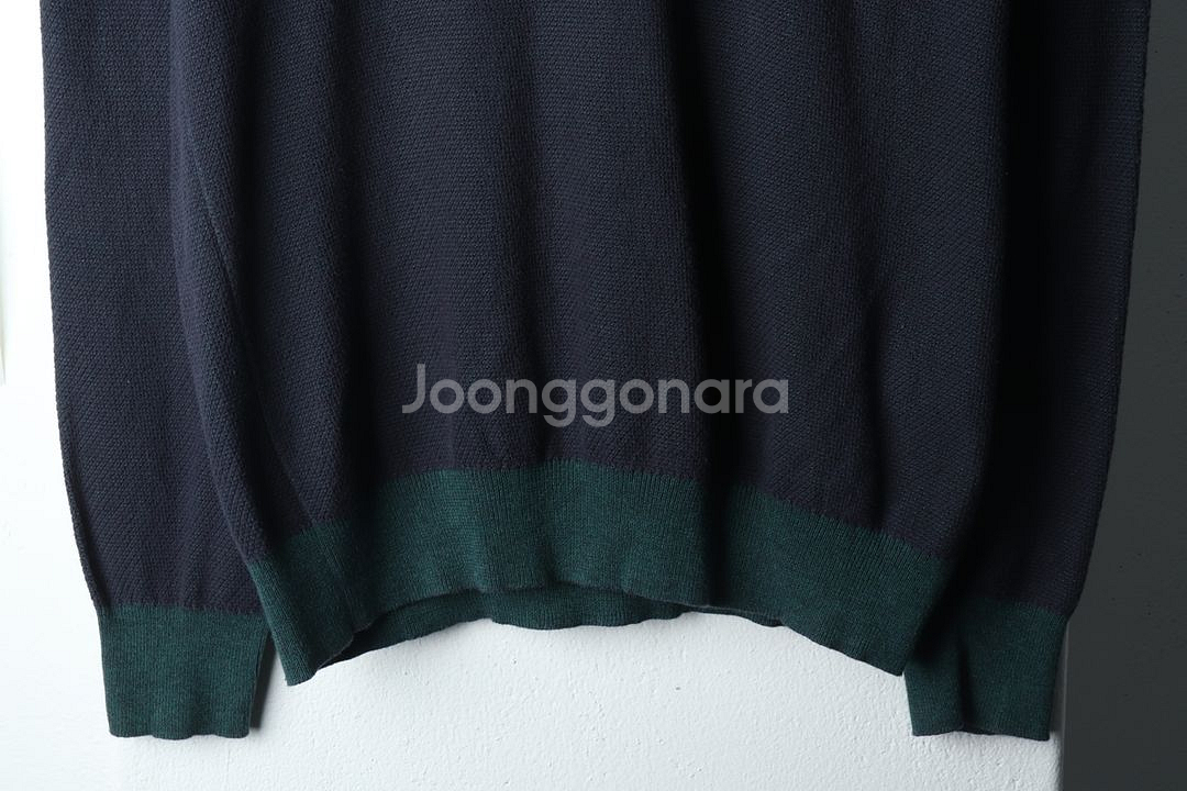 (L-XL) 휴고보스 니트 네이비 무지--3