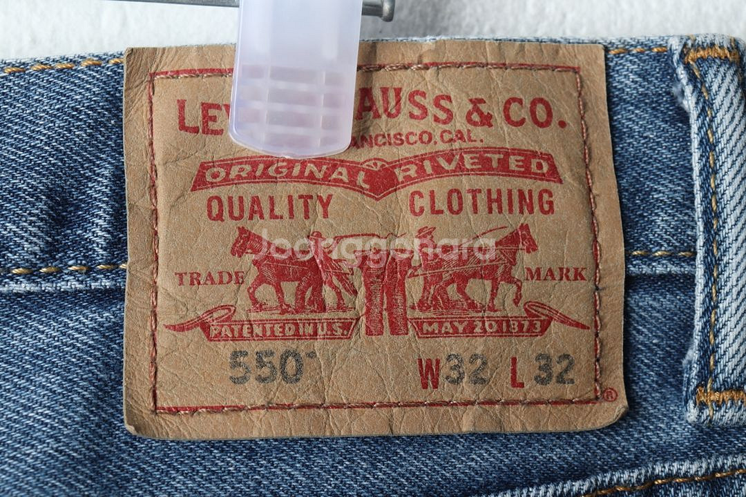 (L-XL) 리바이스 청바지 데님 와이드핏--4