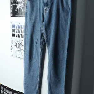 (L-XL) 타미힐피거 청바지 데님 연청 슬림핏