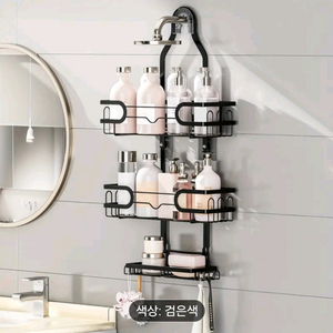 새상품 드릴 필요 없는 욕실 수납 선반